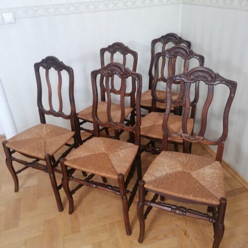 krzesła ludwikowskie francuskie antyki starocie