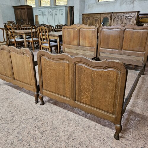 Dwa łóżka ludwikowskie Francja 102cm x 198cm