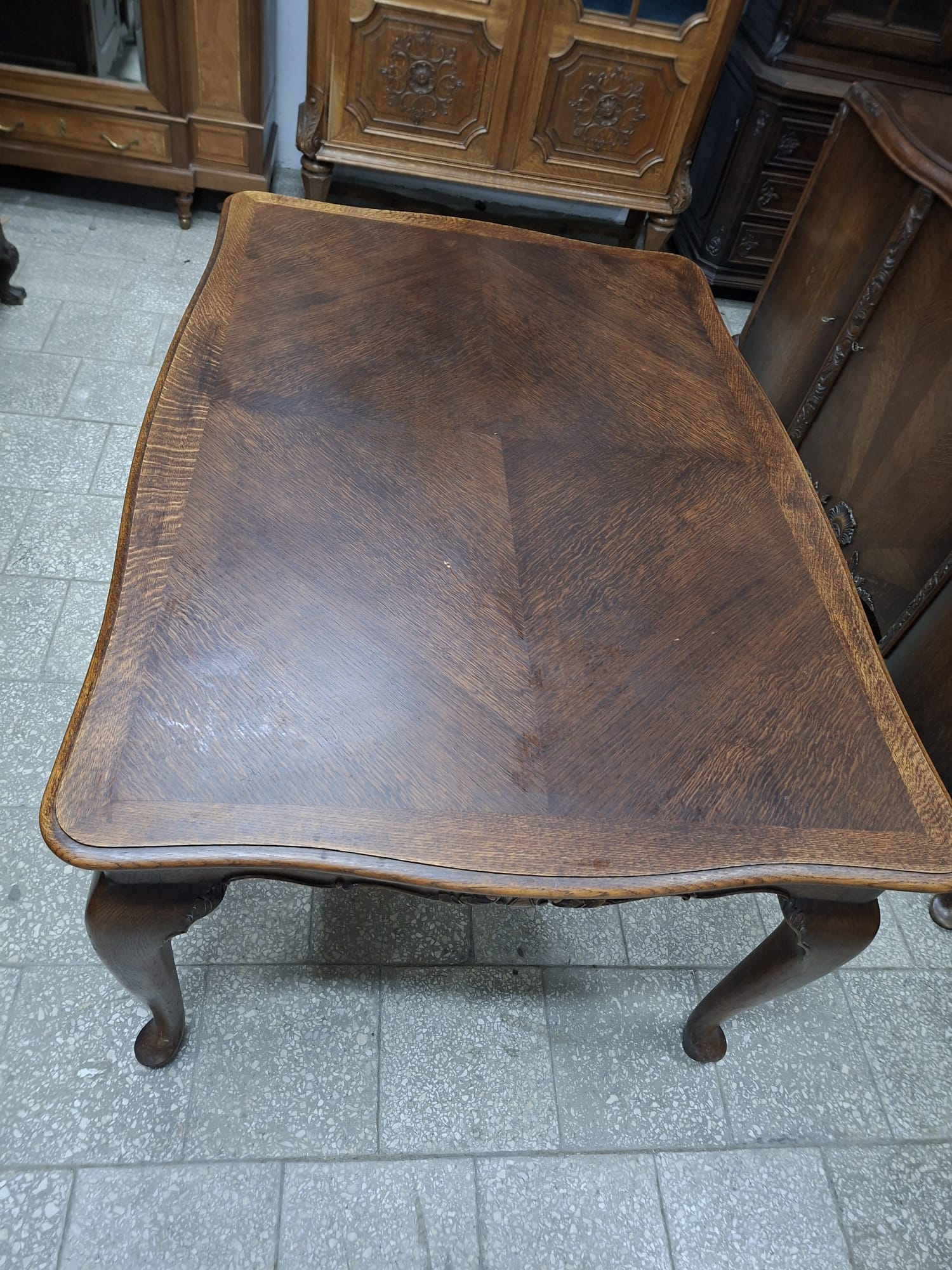 Komplet mebli chippendale do jadalni komoda witryna stół 8 krzeseł - obrazek 8