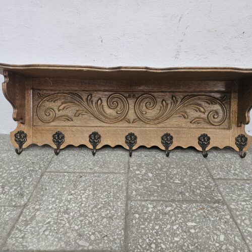 Ładny francuski wieszak ścienny półka