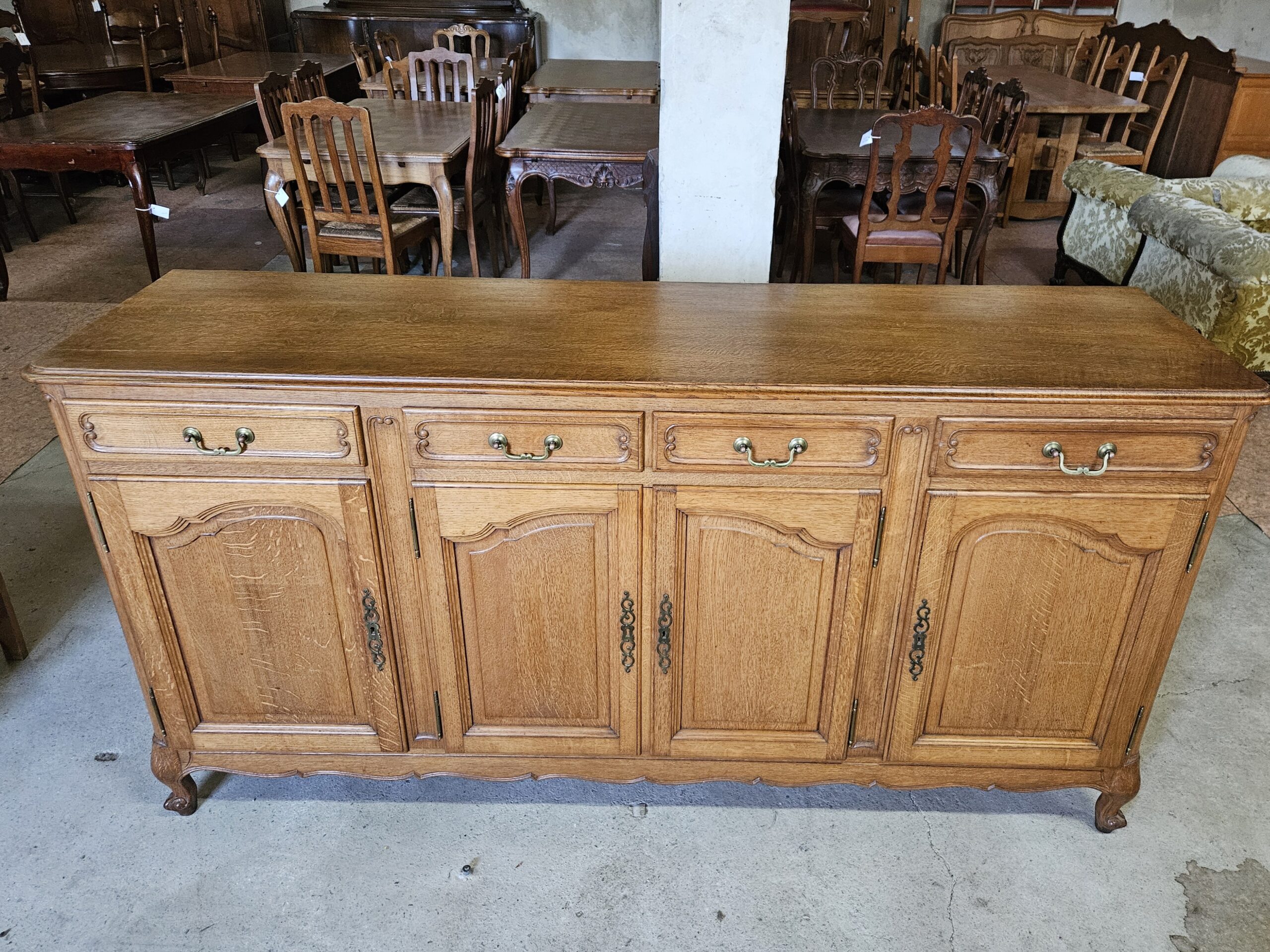 Ładna francuska komoda ludwikowska 200 cm - obrazek 4